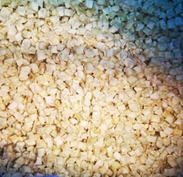 250 gramm Apfelscheiben Apfelchips ungesüsst und ohne Zucker ungeschwefelt